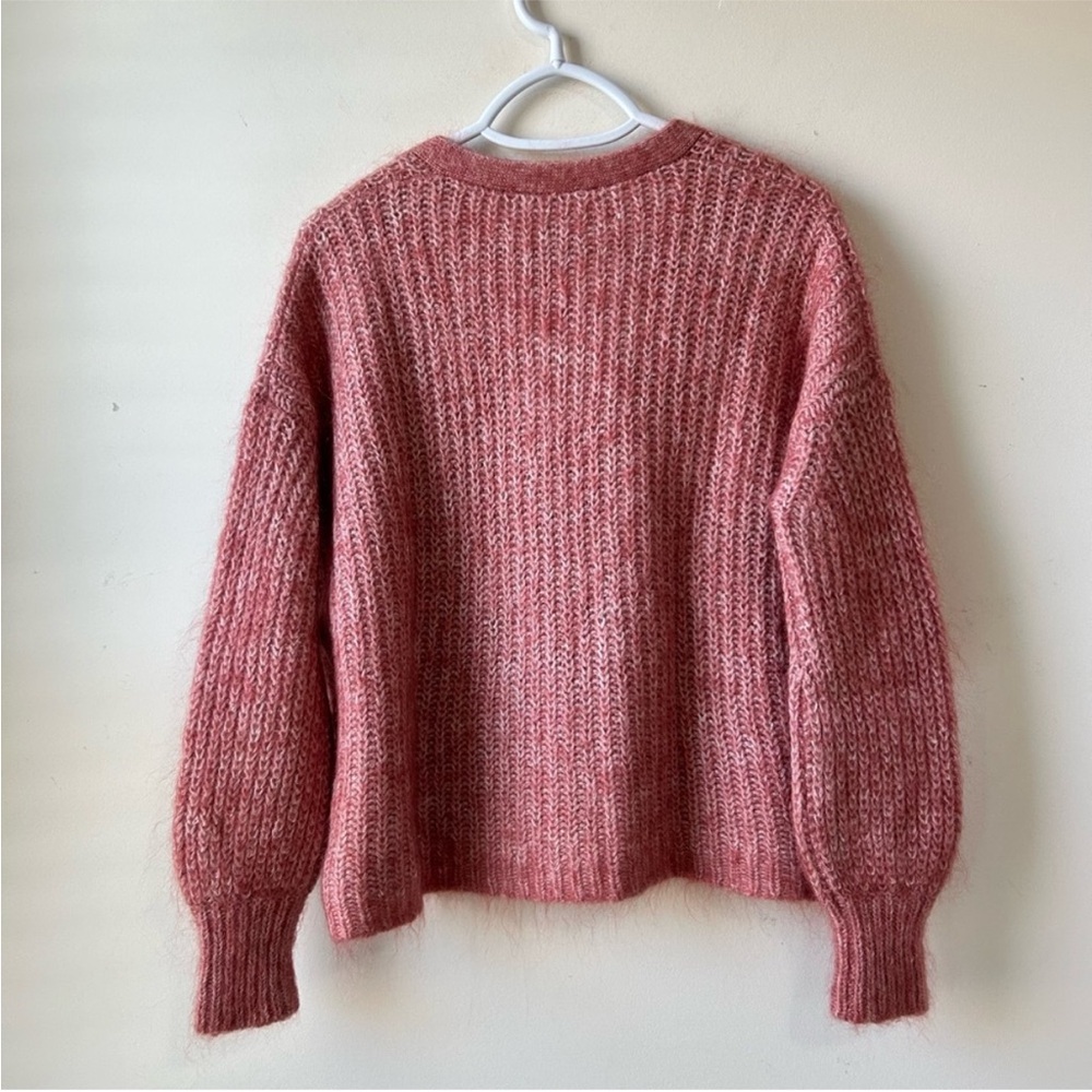 Sezane Pink Women's Sweater Cardigan - Picture 3 of 10